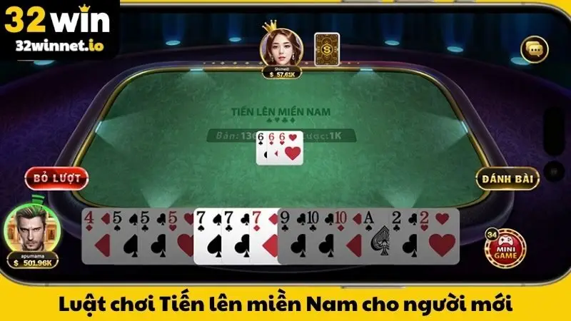 Luật chơi Tiến lên miền Nam cho người mới